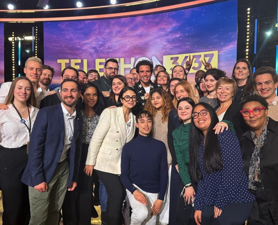Les bénévoles du club réunis lors du Téléthon
